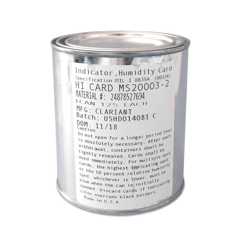 MS20003-2 Humidity Indicator card