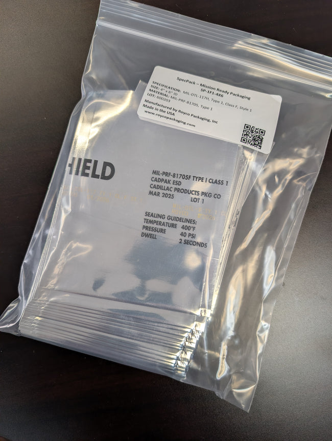 SpecPack™ 1F1 - ESD Watervaporproof Barrier Bags