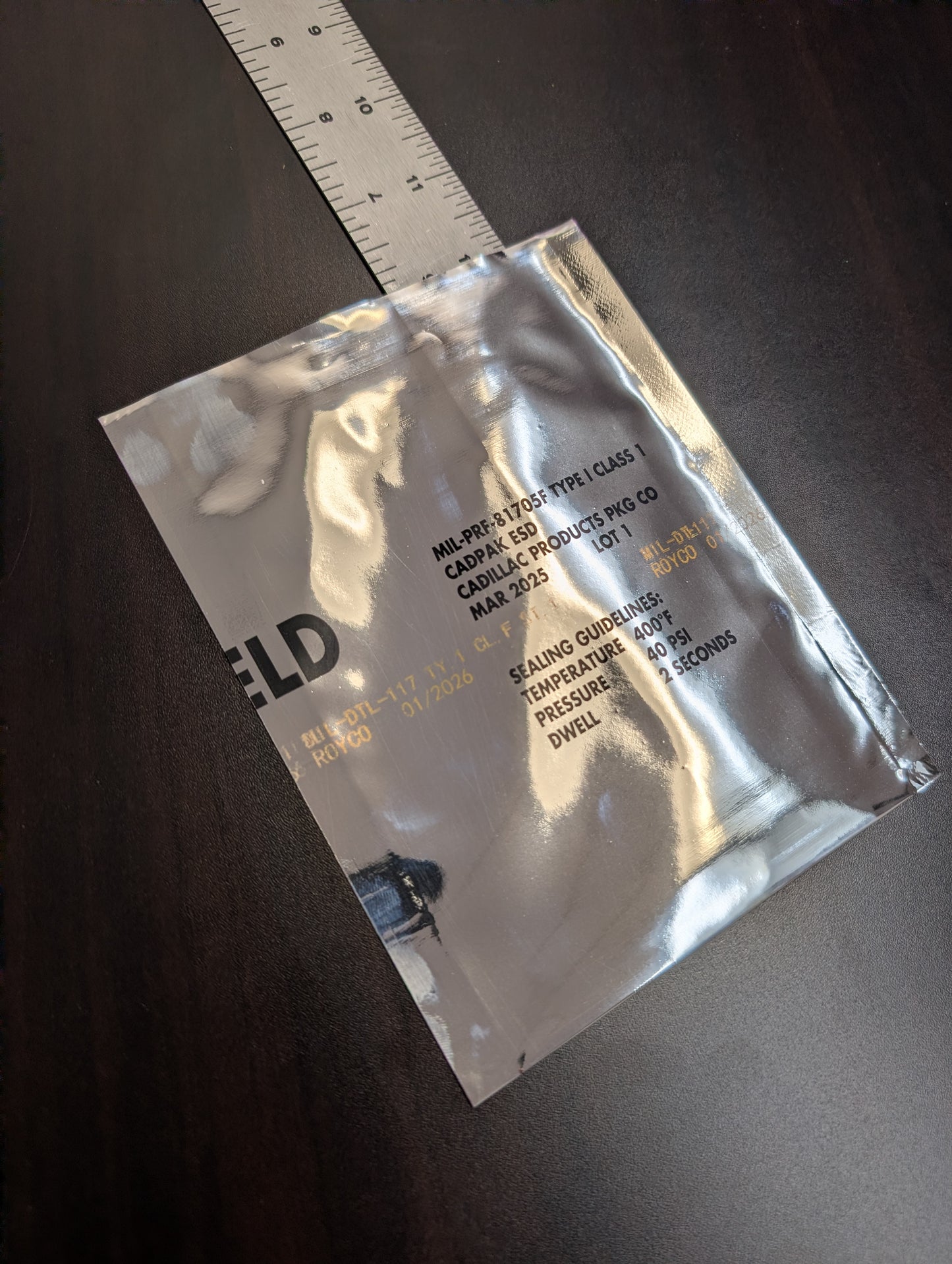 SpecPack™ 1F1 - ESD Watervaporproof Barrier Bags