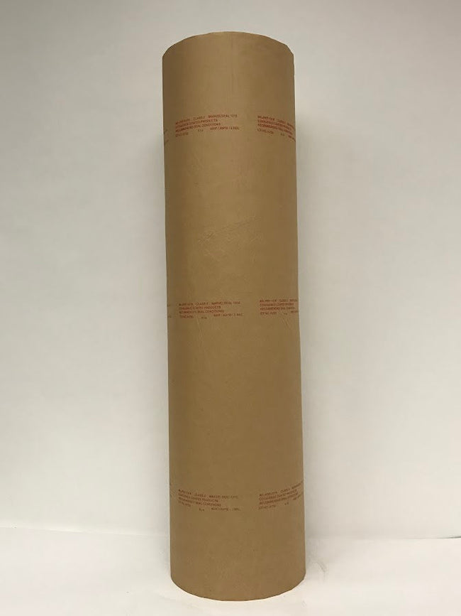 Roll of MIL-PRF-131 Class 2 kraft foil