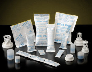 Desiccant packs in a group