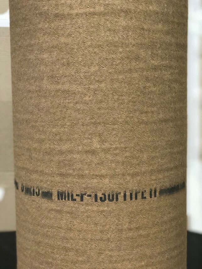 Closeup of MIL-P-130 type 2 roll